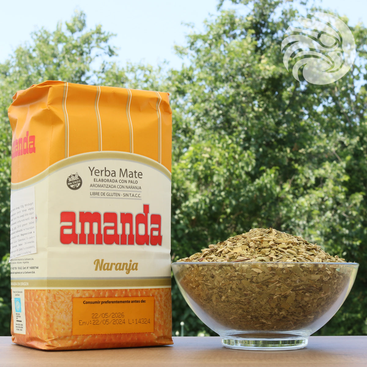 Chá de yerba-mate Amanda • LARANJA • 500 g