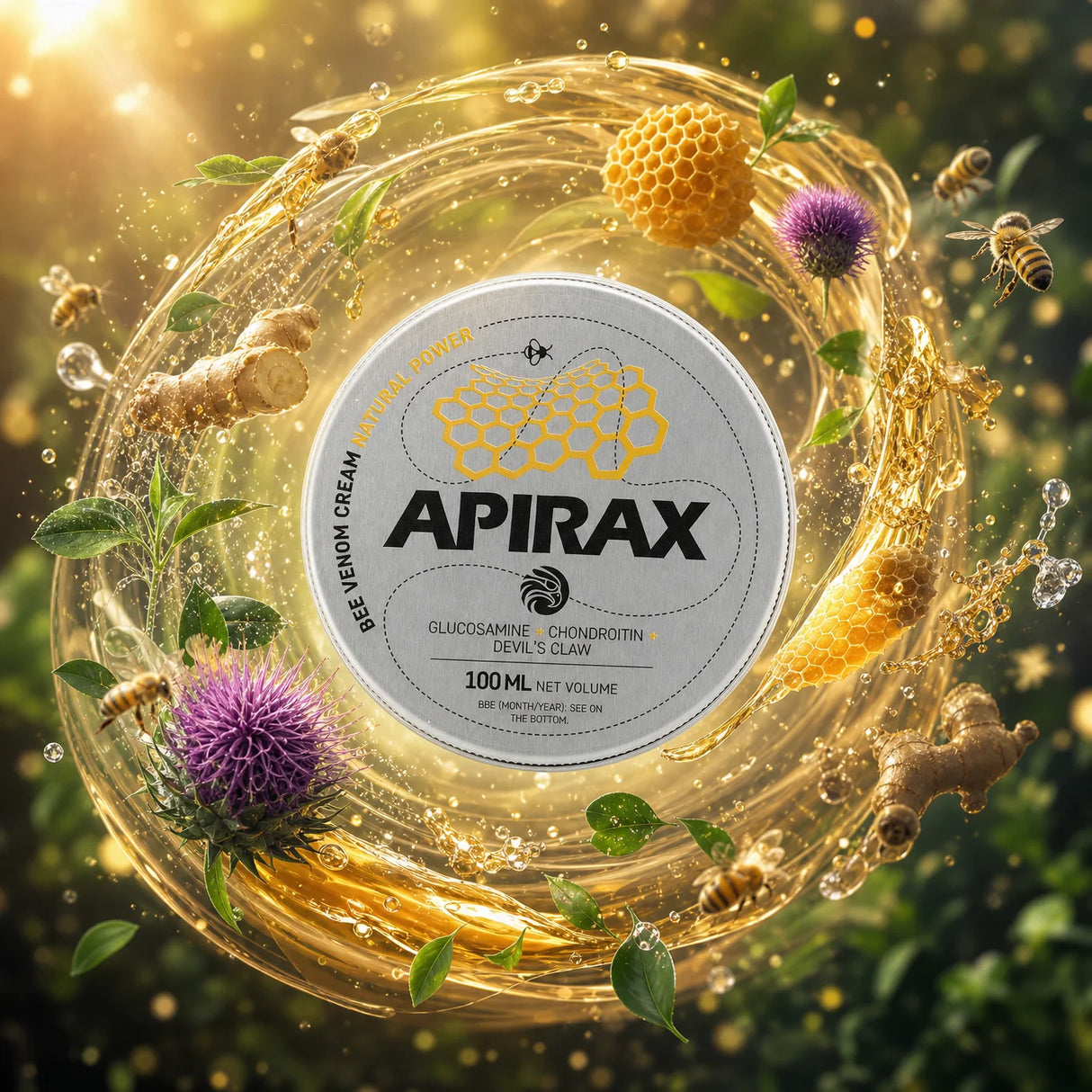 Creme de Veneno de Abelha APIRAX • 100 ml