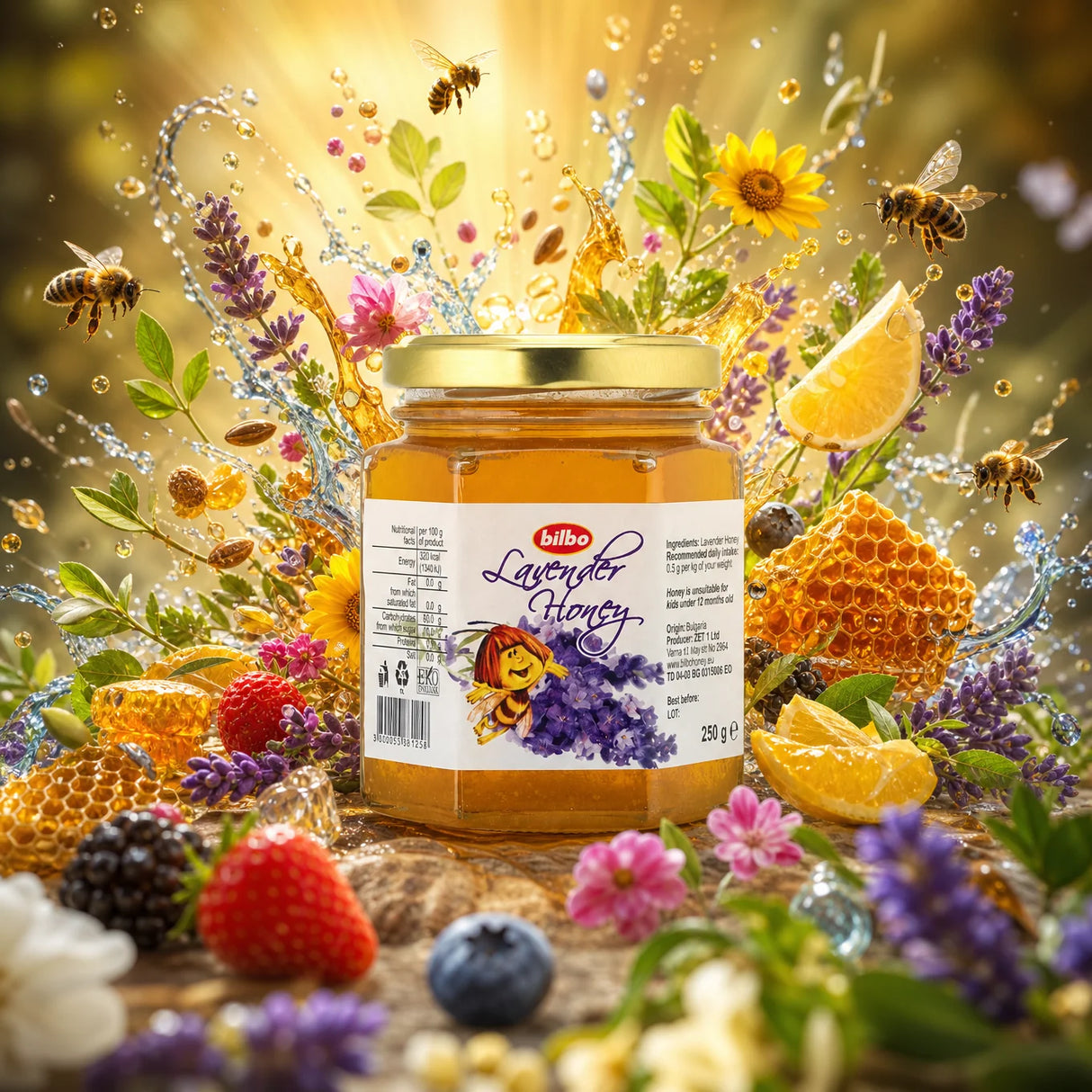 Mel de cacau cru Bilbo • 250 g