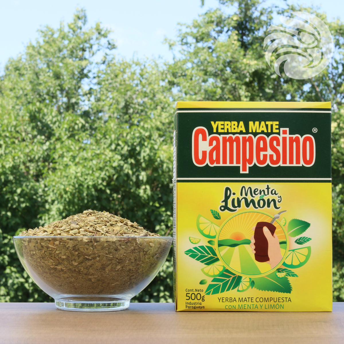 Chá de yerba mate Campesino • Menta + Limão • 500 g