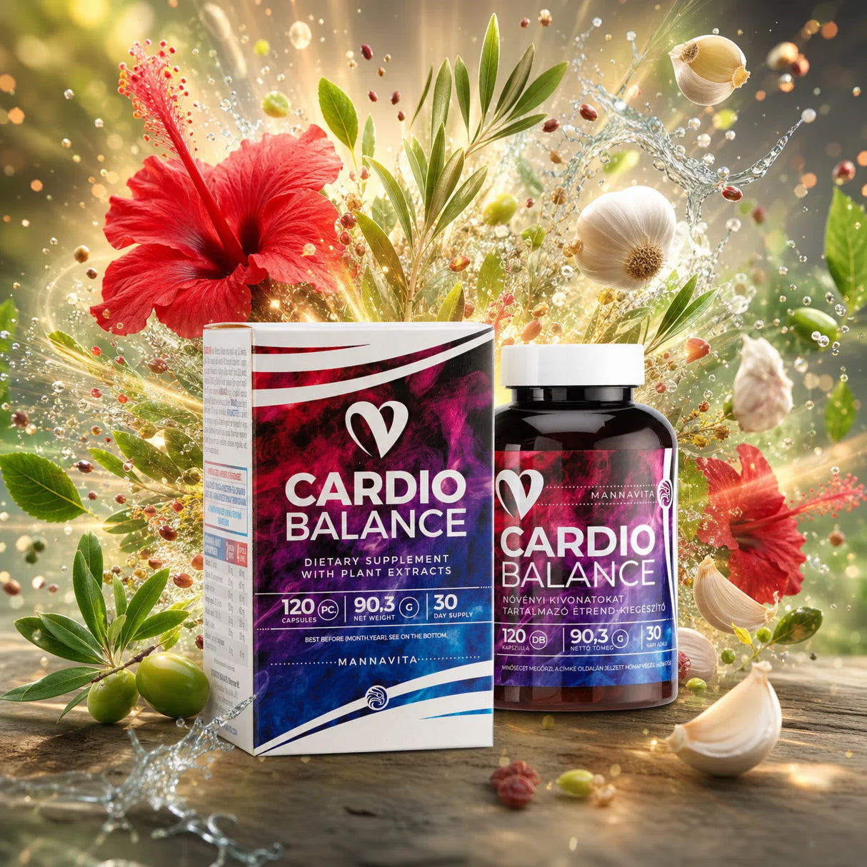 CARDIO Balance complexo para a pressão arterial • 120 cápsulas