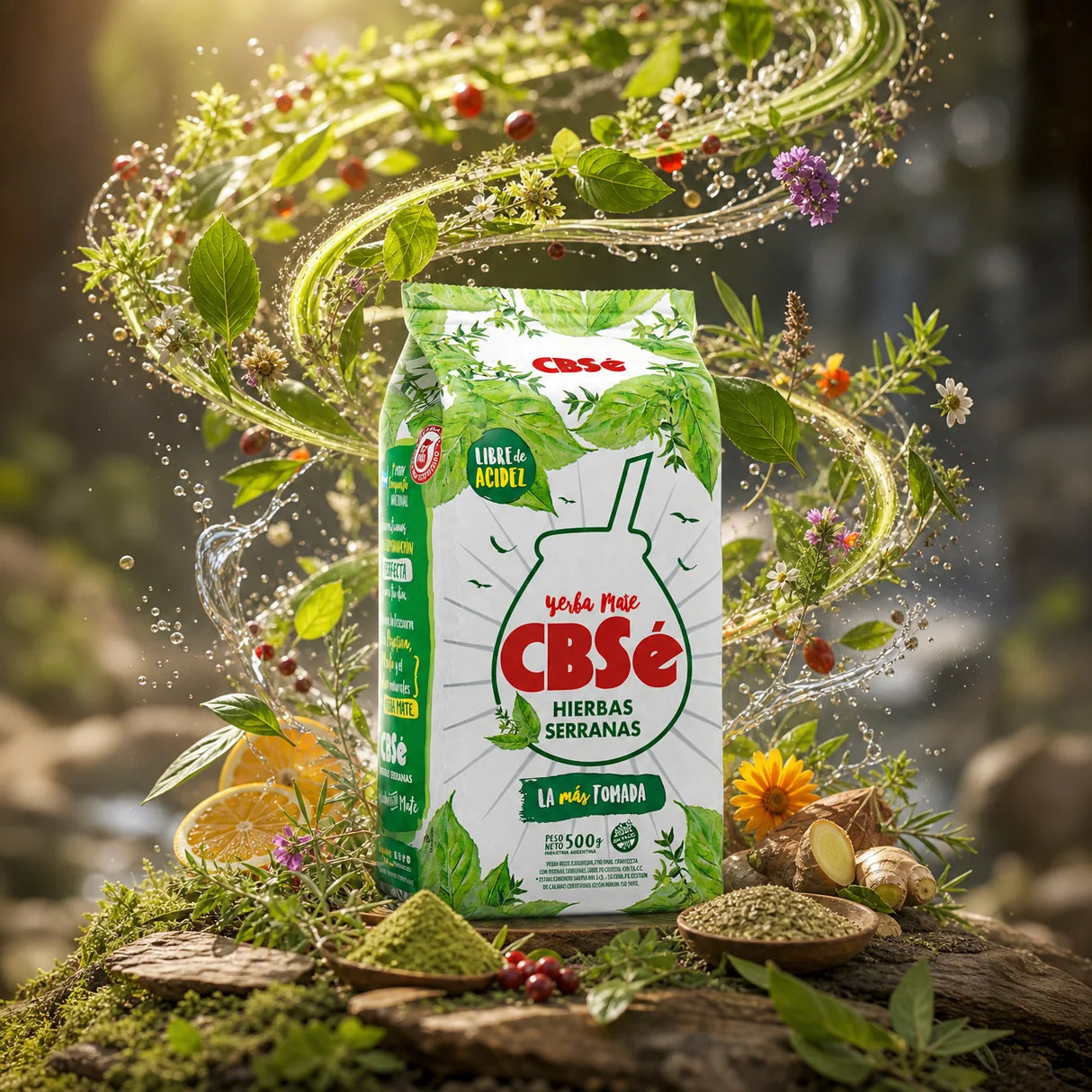 CBSé chá de erva-mate • Frutos do Bosque • 500 g