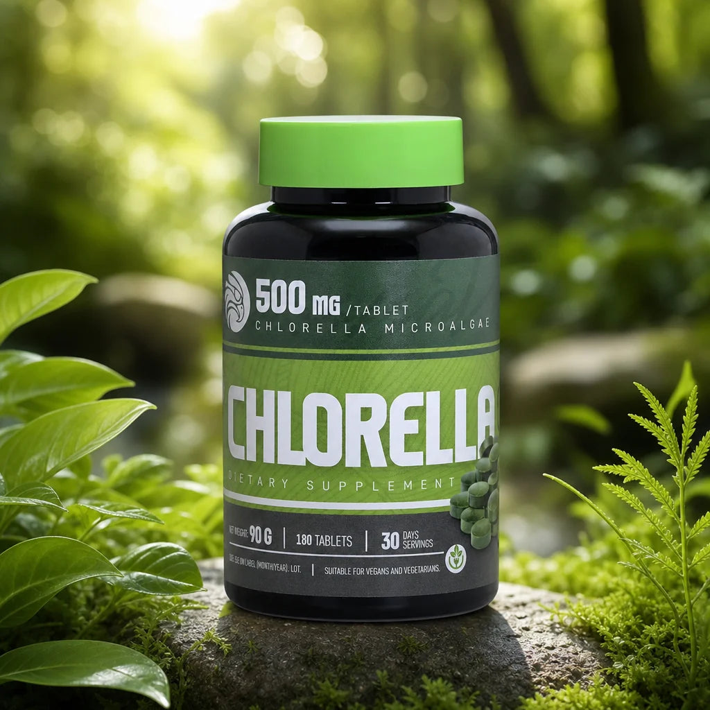 Mannavita • comprimidos de Chlorella 500 mg • 180 unid.