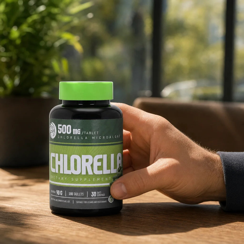 Mannavita • comprimidos de Chlorella 500 mg • 180 unid.