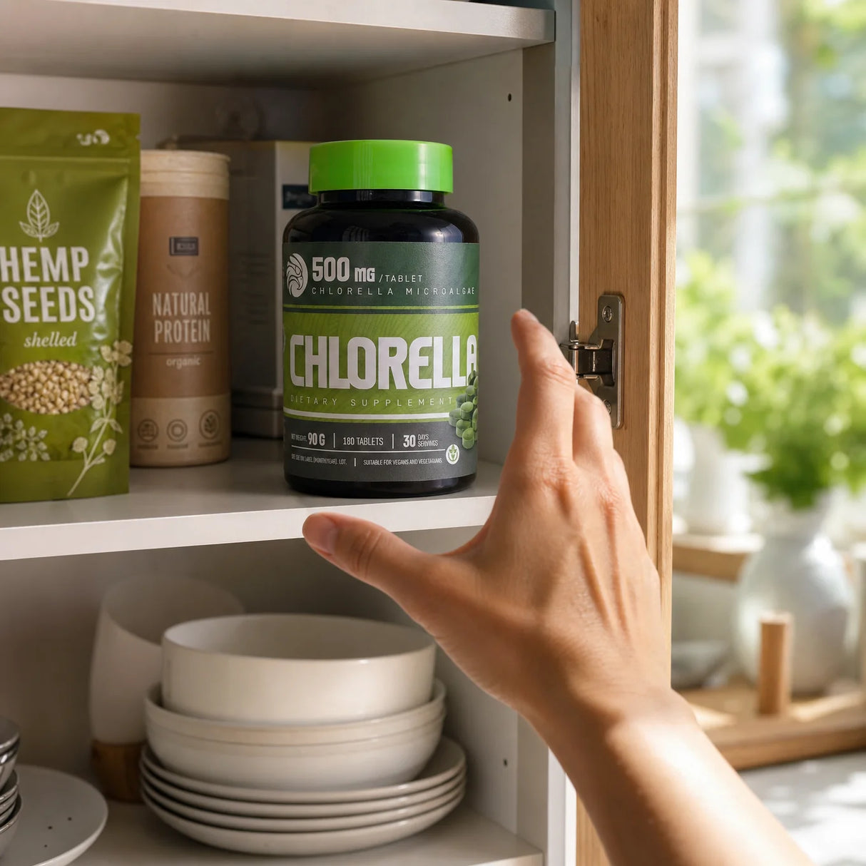 Mannavita • comprimidos de Chlorella 500 mg • 180 unid.