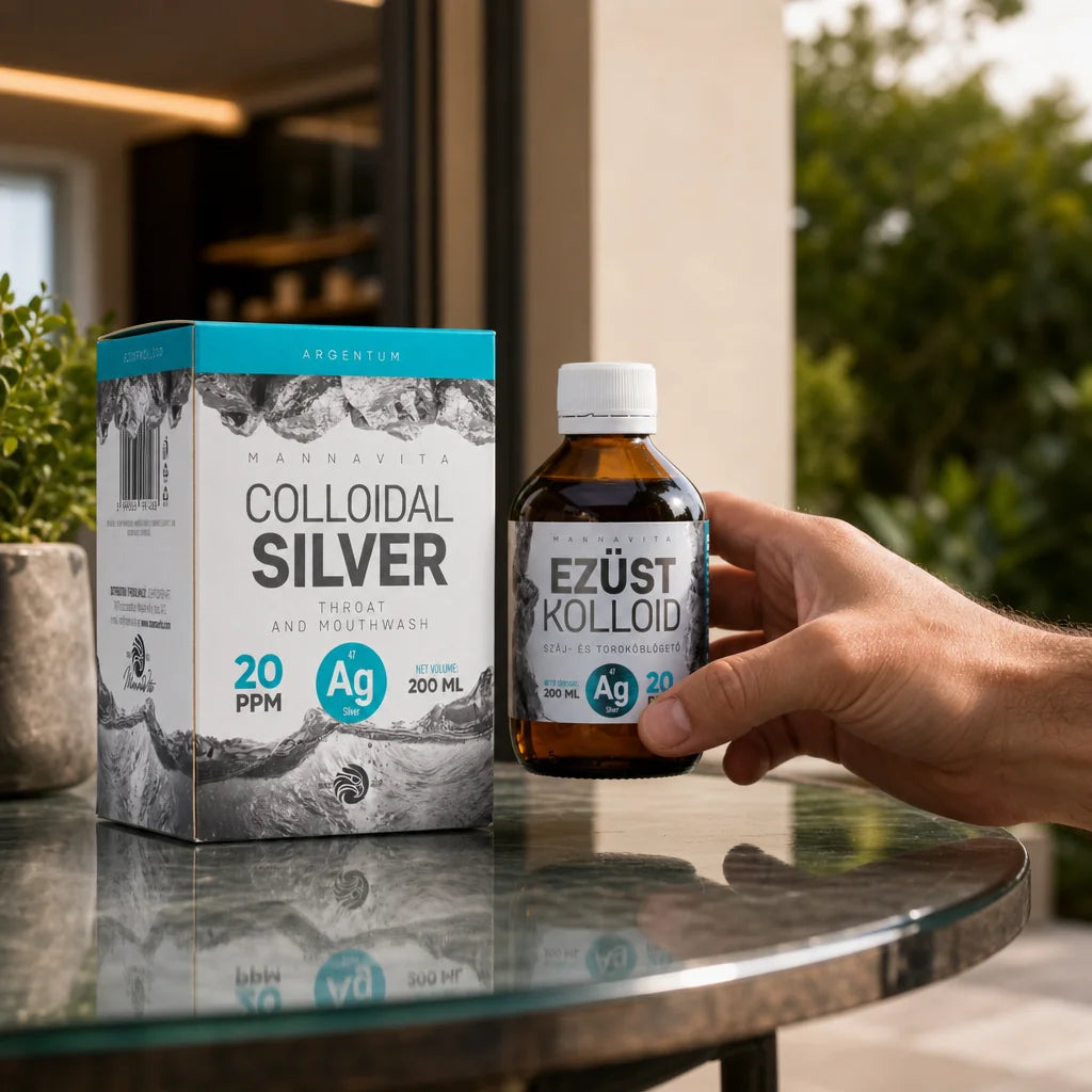 Mannavita, Prata Coloidal 20 PPM • 200 ml