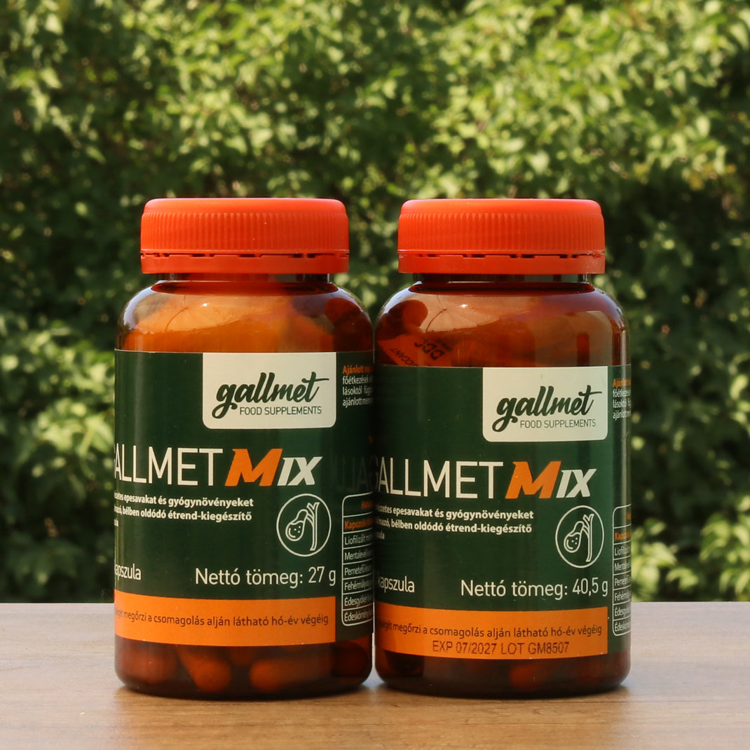 Gallmet Mix cápsulas de ácidos biliares + plantas medicinais • 90 un.
