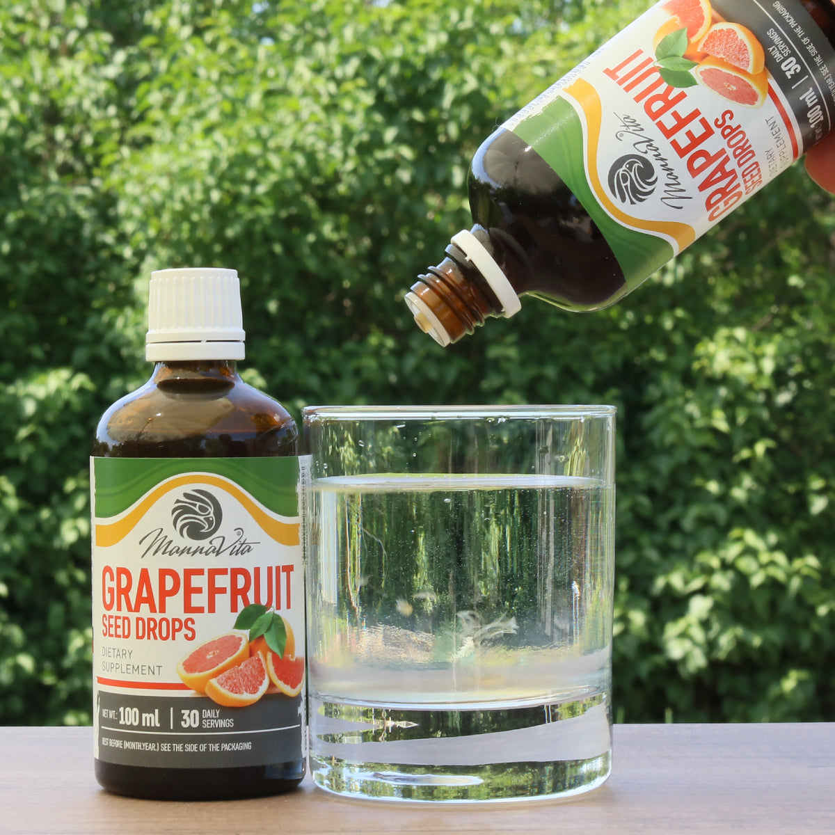 Gotas de extrato de sementes de toranja Mannavita • 100 ml