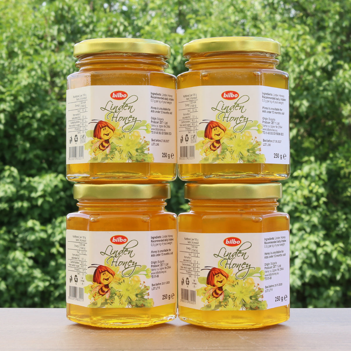 Mel de tília cru Bilbo • 250 g