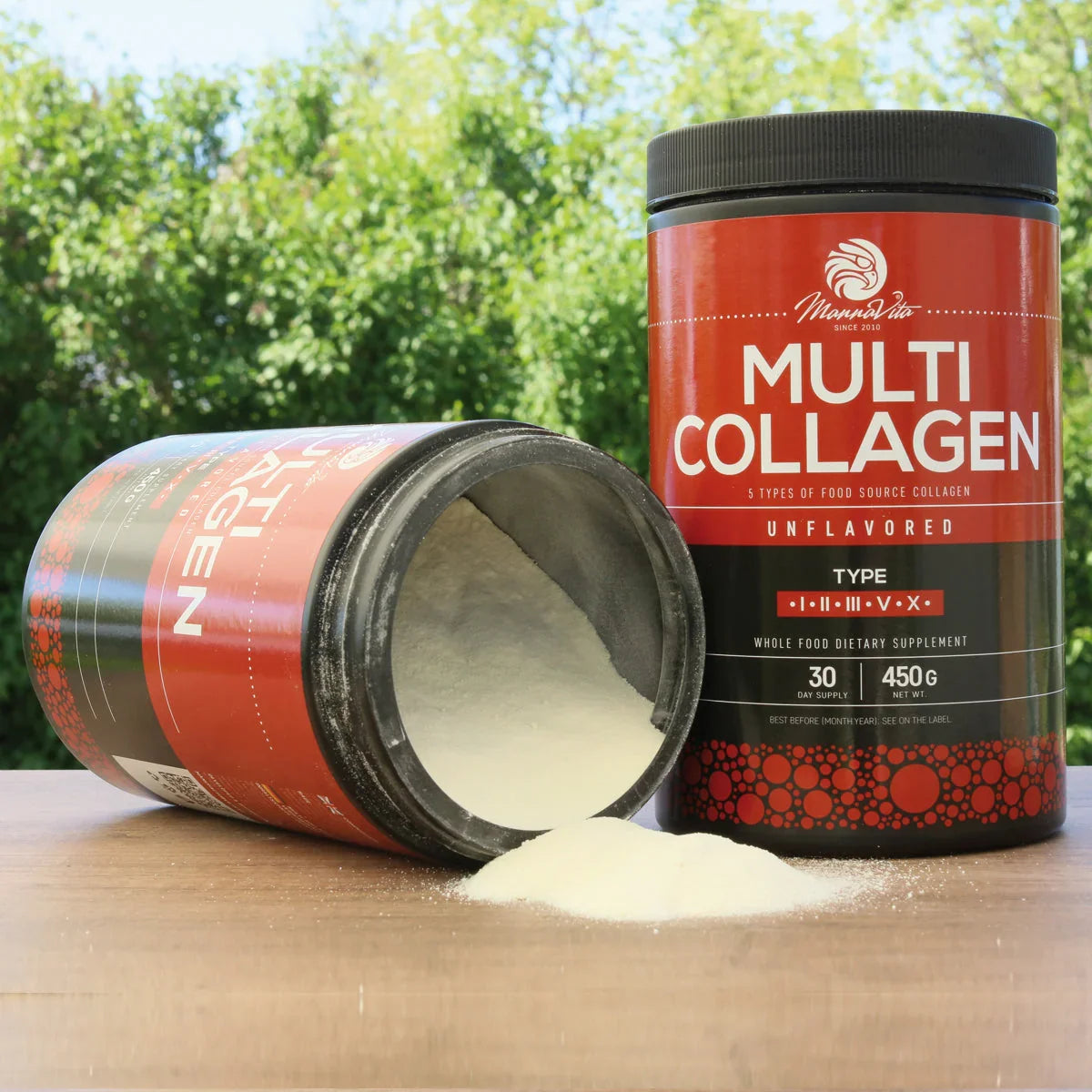 Mannavita Multi collagen powder • Unflavored • 450g - Mannavita