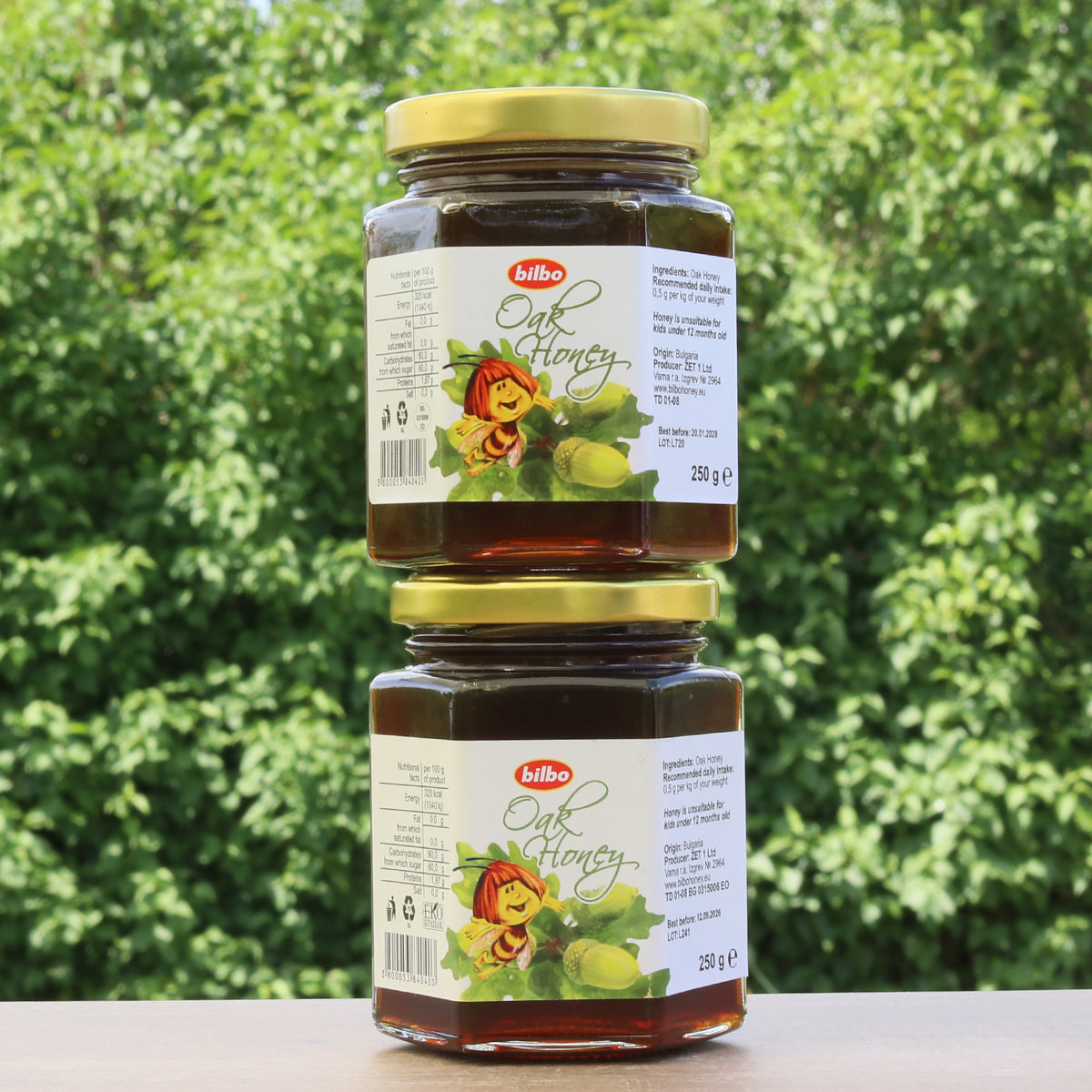Mel de carvalho cru Bilbo • 250 g