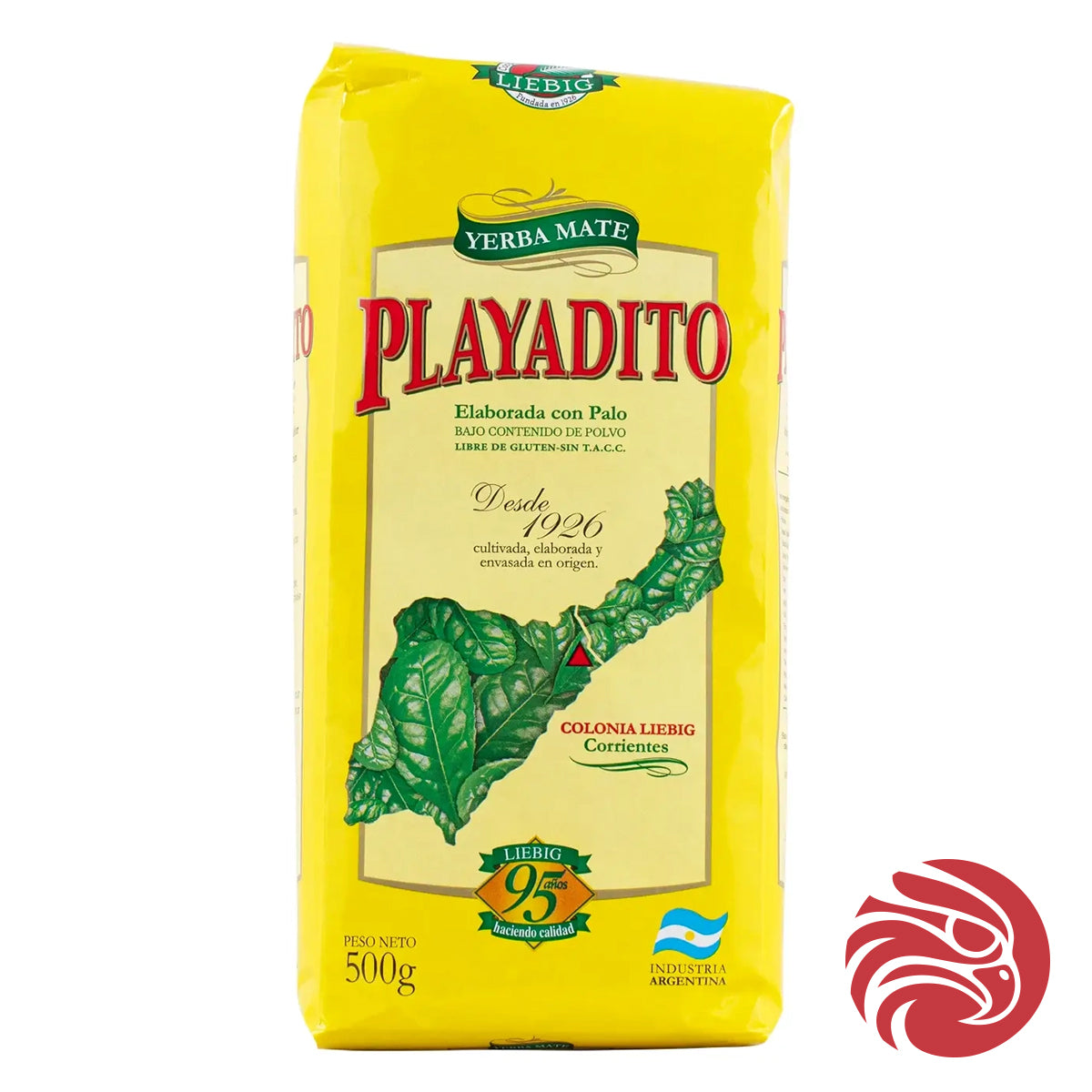 Chá de erva-mate Playadito • Elaborada com pau • 500 g