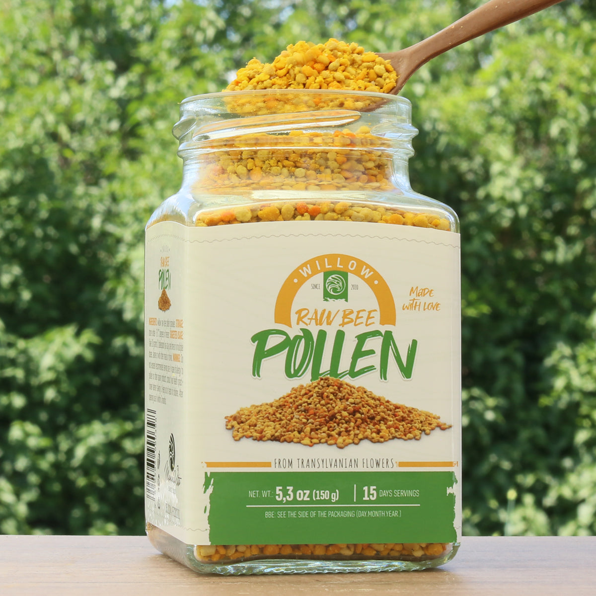 Mannavita pólen de abelha cru de Salgueiro • 150g