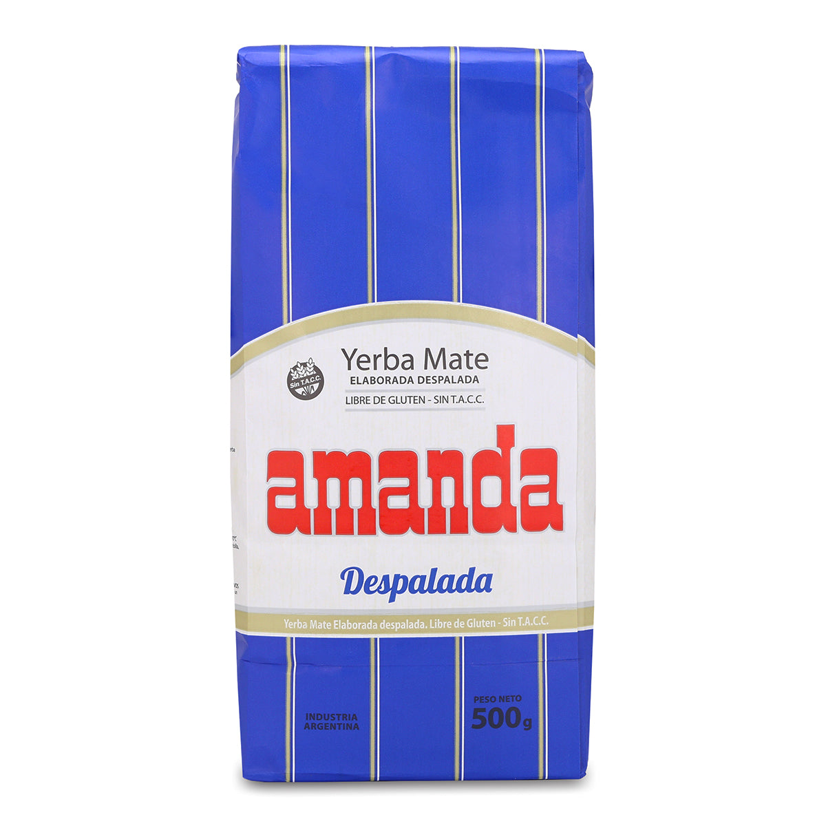 Chá de yerba-mate Amanda • Sem talos – Sin palo • 500 g