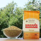 Chá de yerba-mate Amanda • LARANJA • 500 g