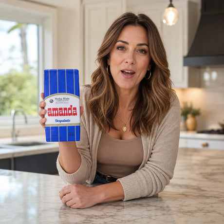 Chá de yerba-mate Amanda • Sem talos – Sin palo • 500 g