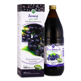 Mannavita • Sumo de Bagas de Arónia, 100% puro prensado • 1000 ml