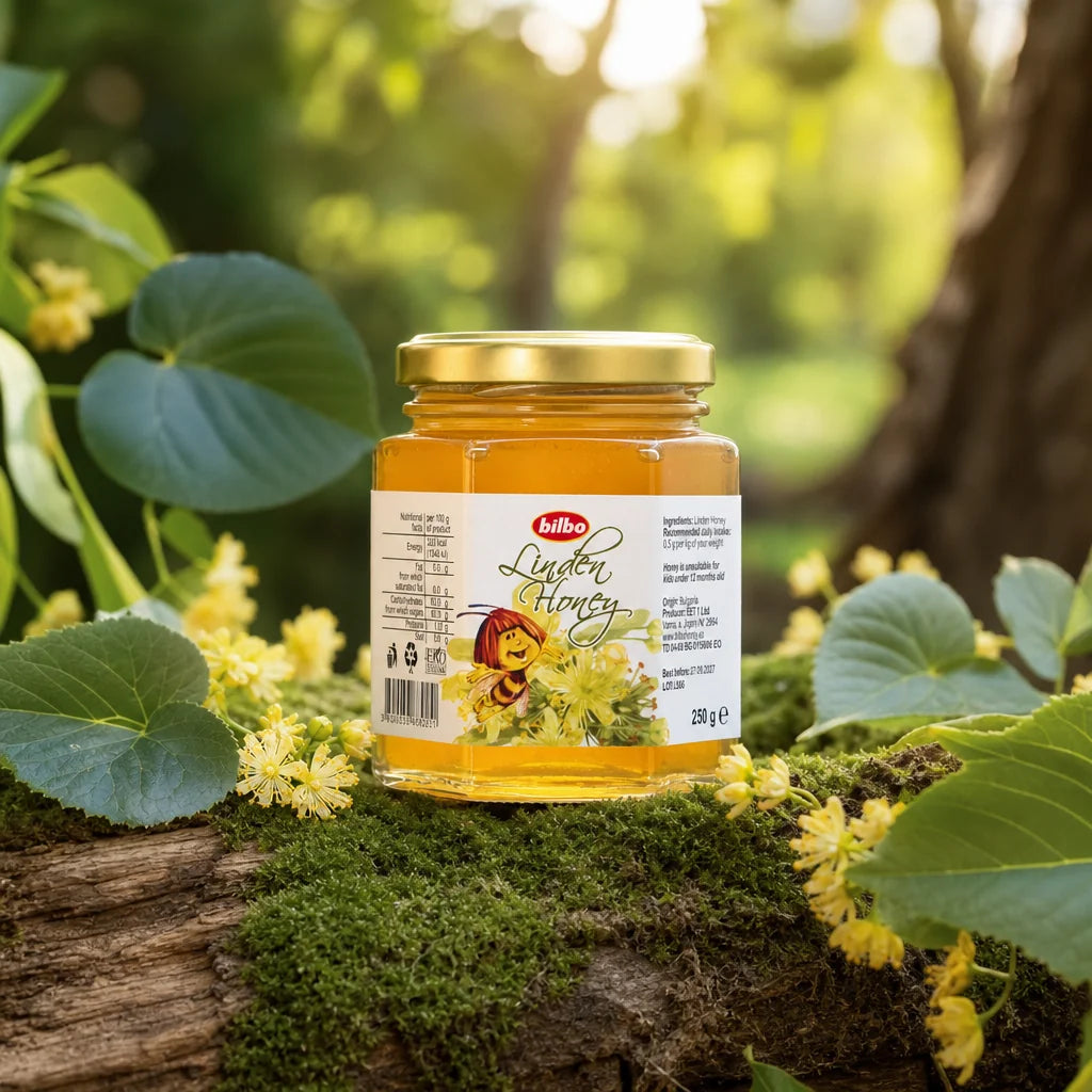 Mel de tília cru Bilbo • 250 g
