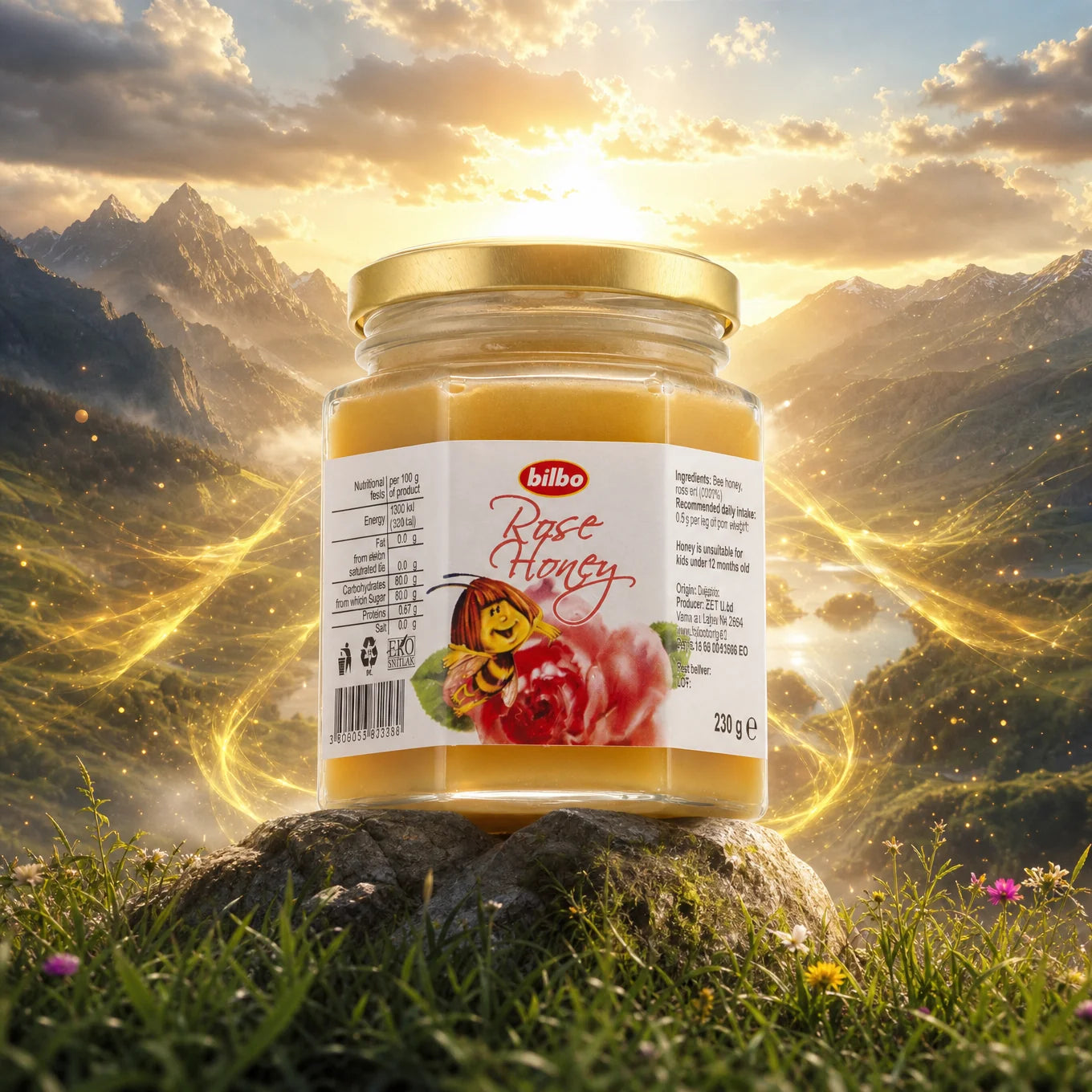 Mel de tília cru Bilbo • 250 g