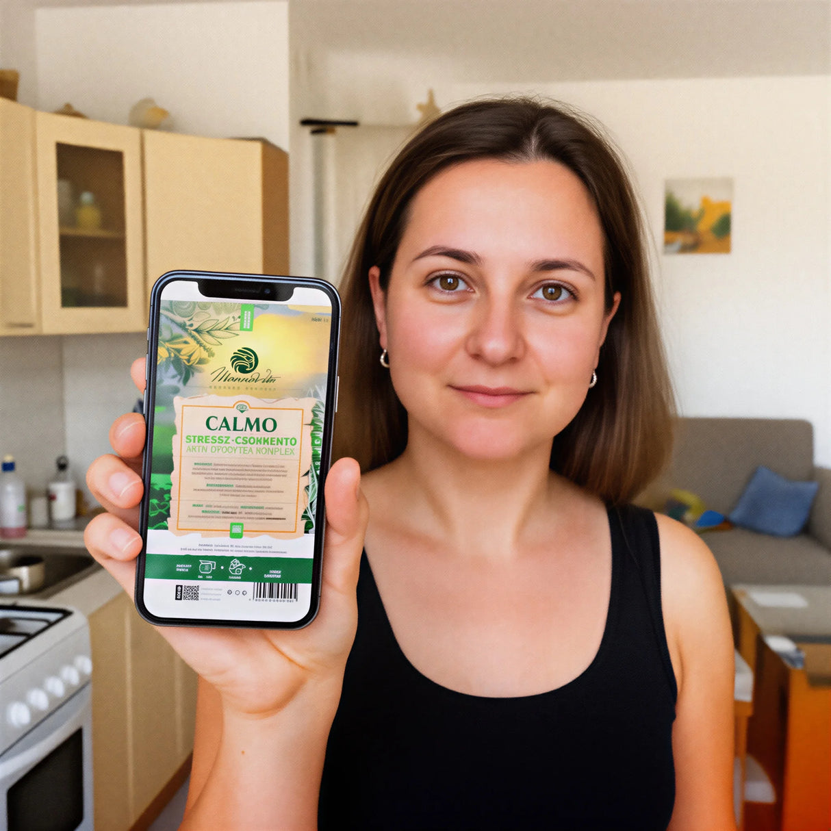 CALMO mistura ativa de chá de ervas para alívio do stress • 80g
