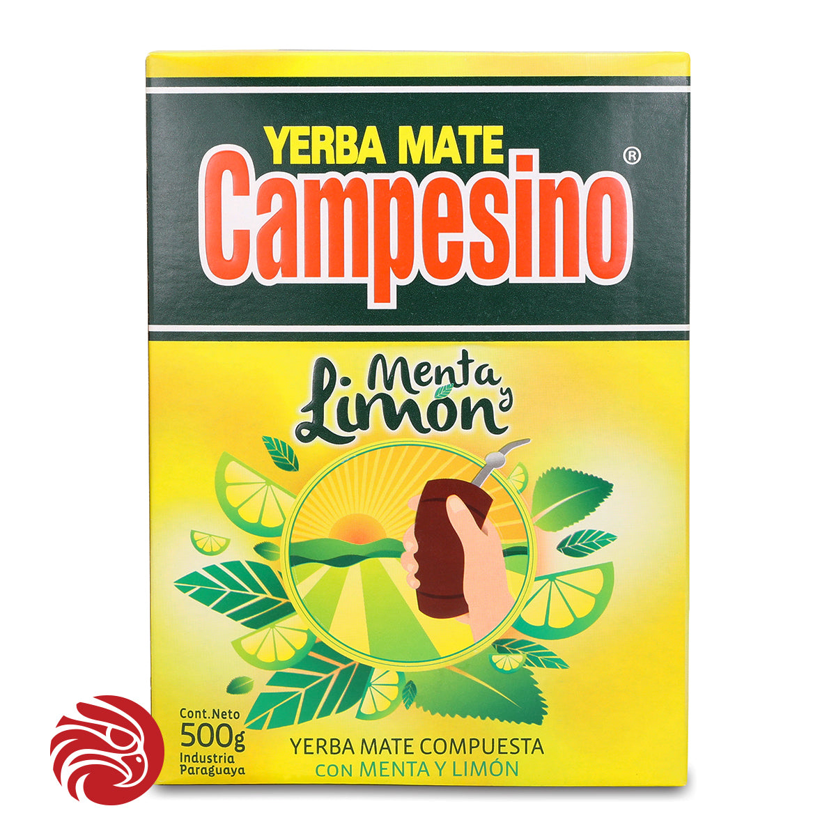 Chá de yerba mate Campesino • Menta + Limão • 500 g