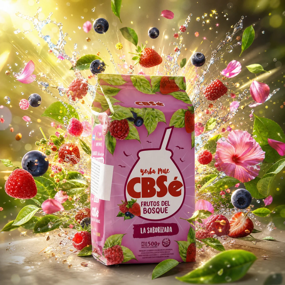 CBSé chá de erva-mate • Frutos do Bosque • 500 g