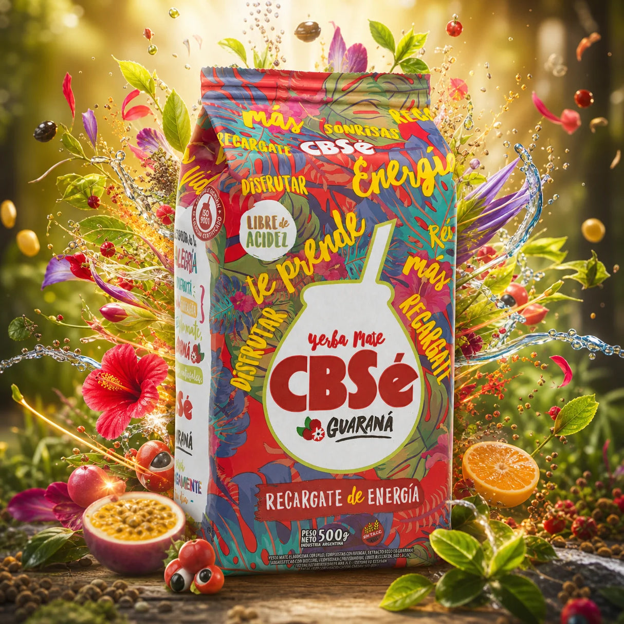 CBSé chá de erva-mate • Frutos do Bosque • 500 g