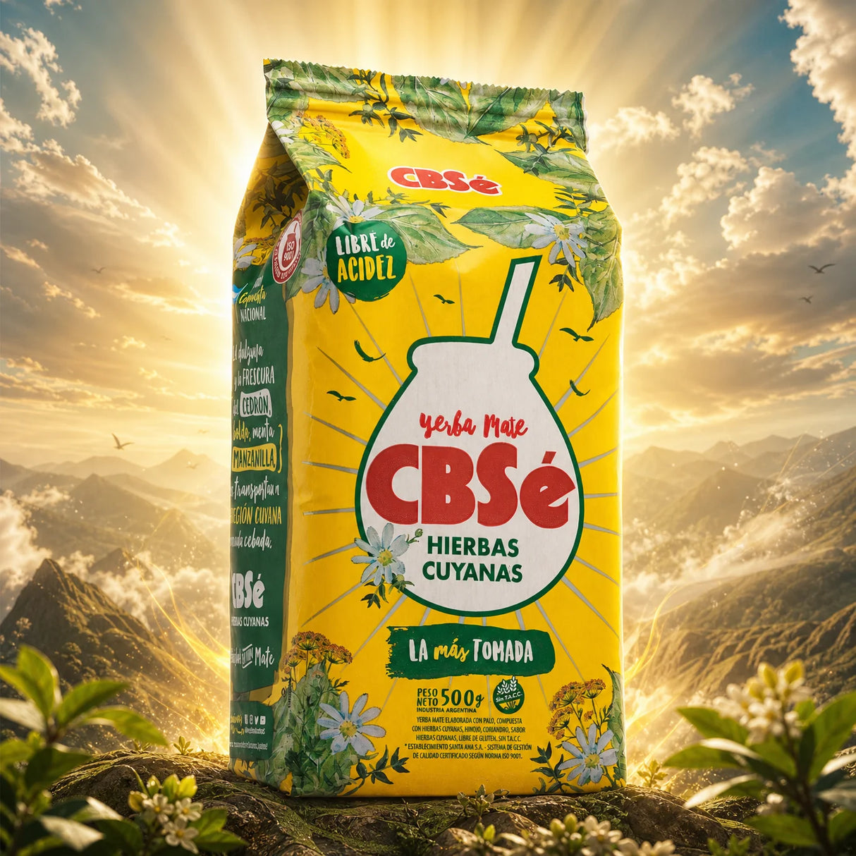 Chá de yerba mate CBSé • Limão - Limón • 500 g