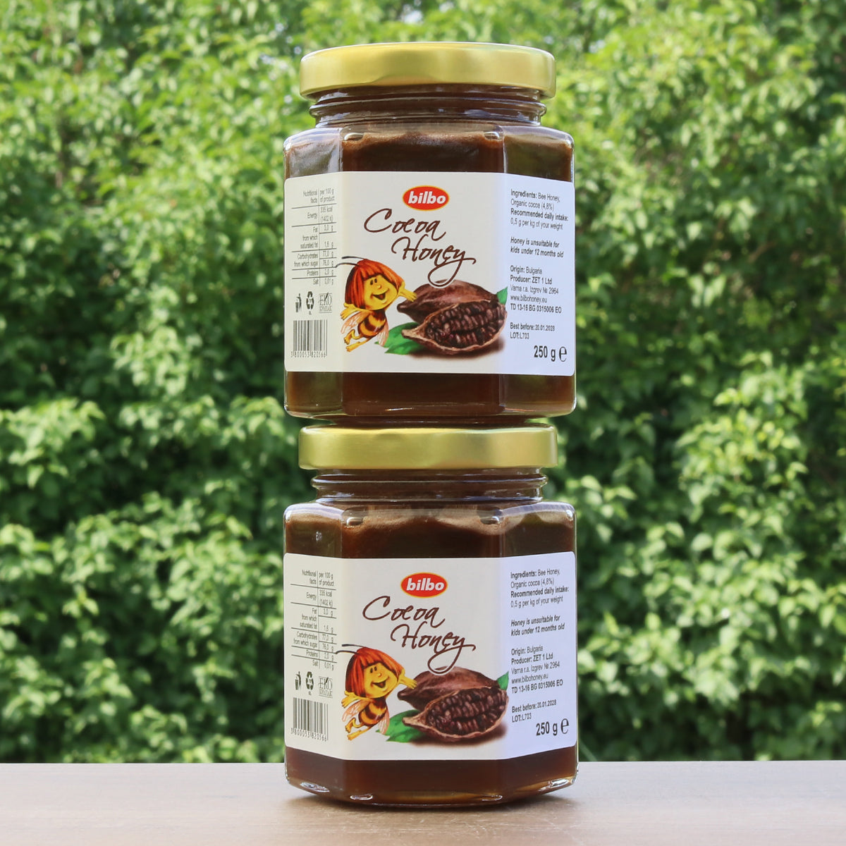 Mel de cacau cru Bilbo • 250 g