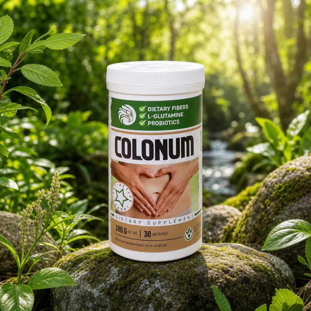 COLONUM pó para limpeza do cólon e restauração intestinal • 180g