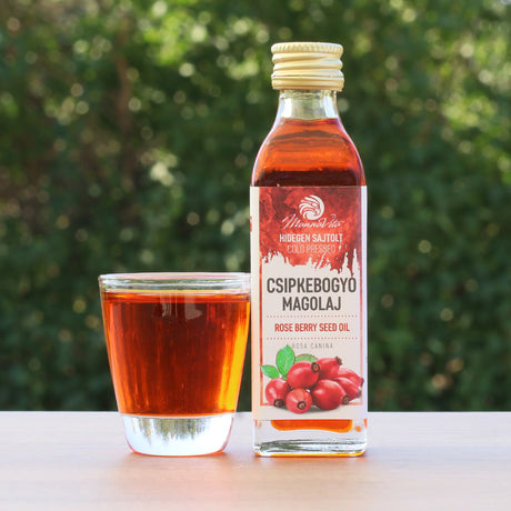 Óleo de sementes de rosa mosqueta húngaro prensado a frio Mannavita • 40 ml