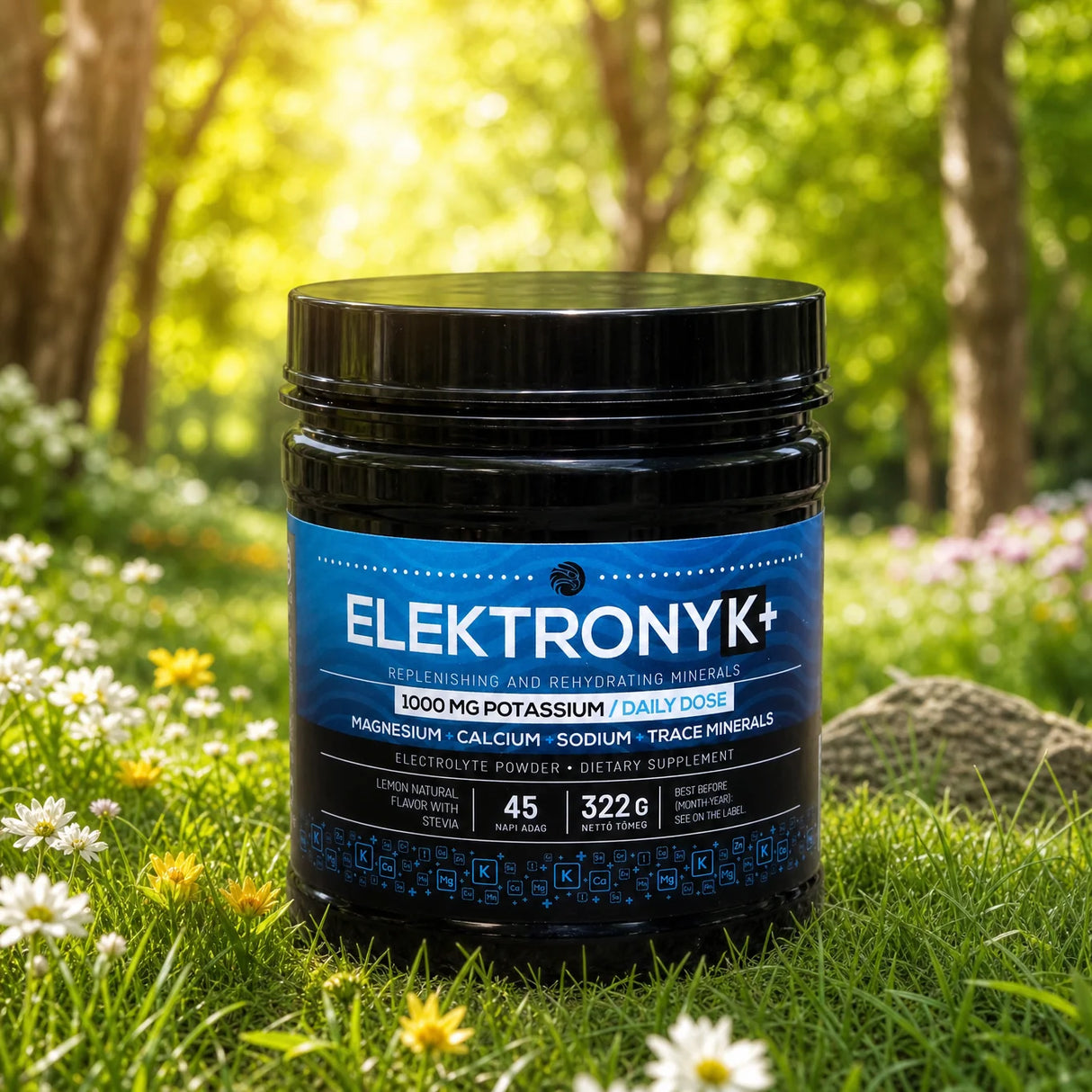 ElektronyK+ pó eletrólito com 1000 mg de potássio • 322g
