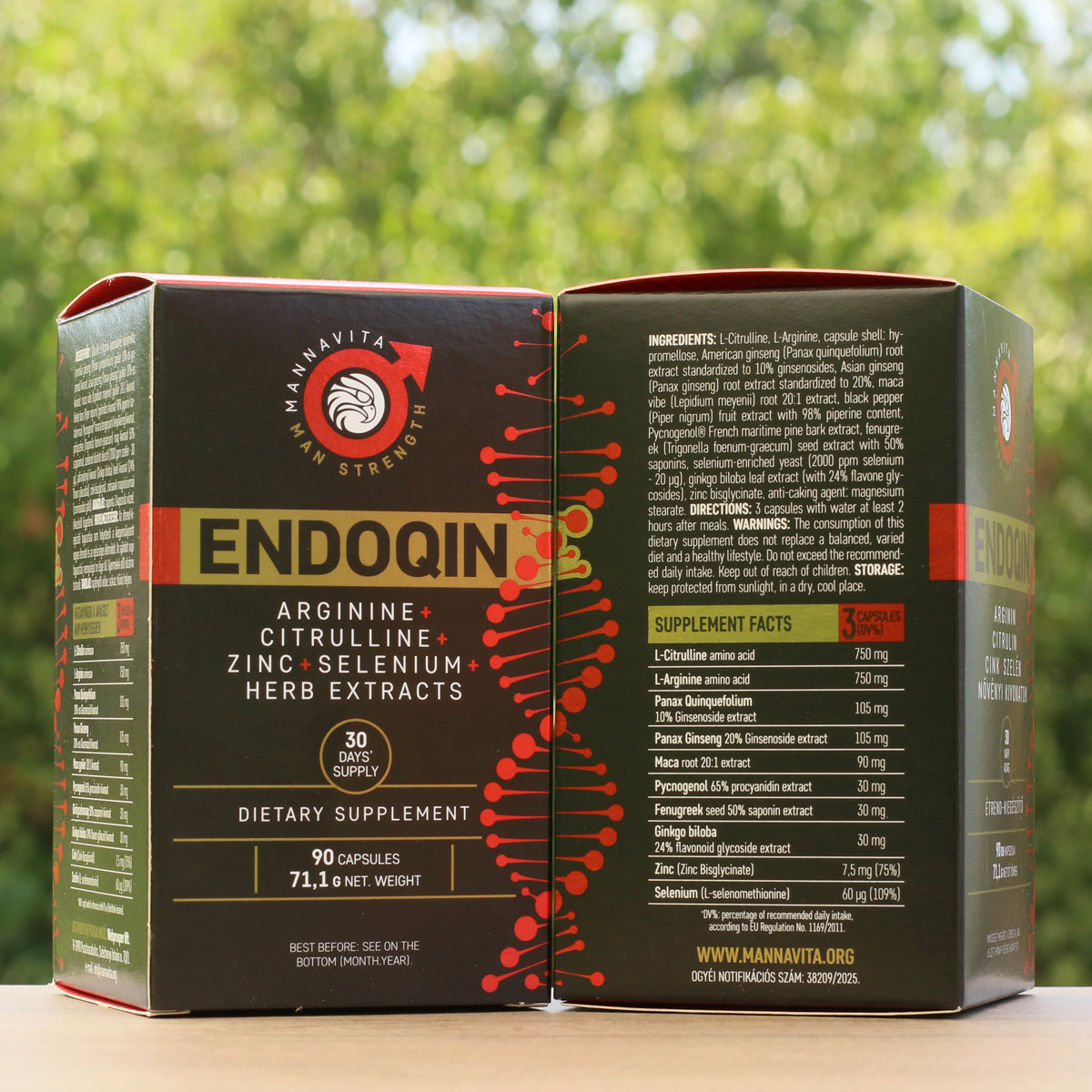ENDOQIN manpower forte • 90 cápsulas