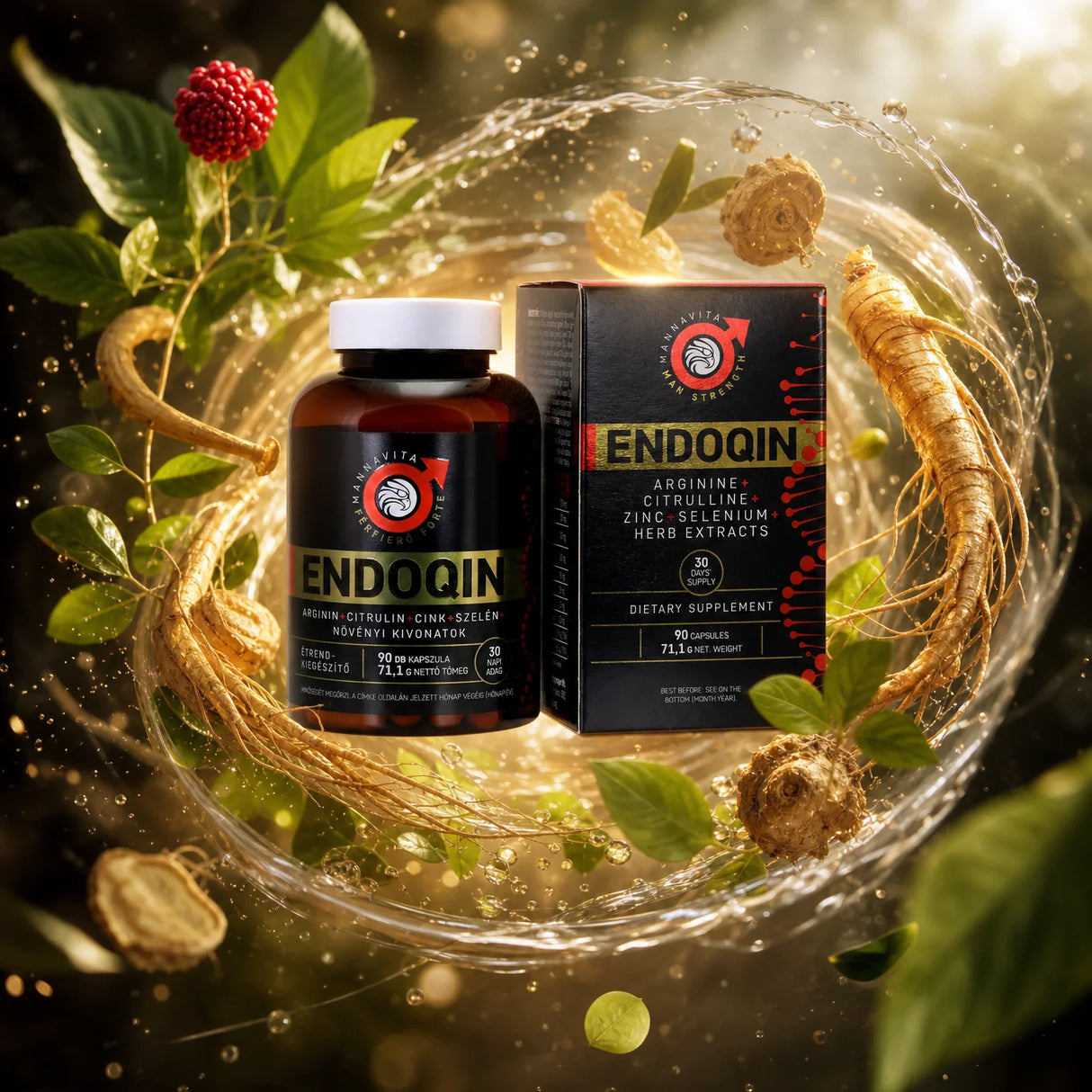 ENDOQIN manpower forte • 90 cápsulas