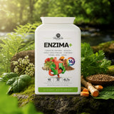 ENZIMA+ complexo de enzimas digestivas, com Betaina HCL • 90 cápsulas