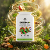 ENZIMA+ complexo de enzimas digestivas, com Betaina HCL • 90 cápsulas