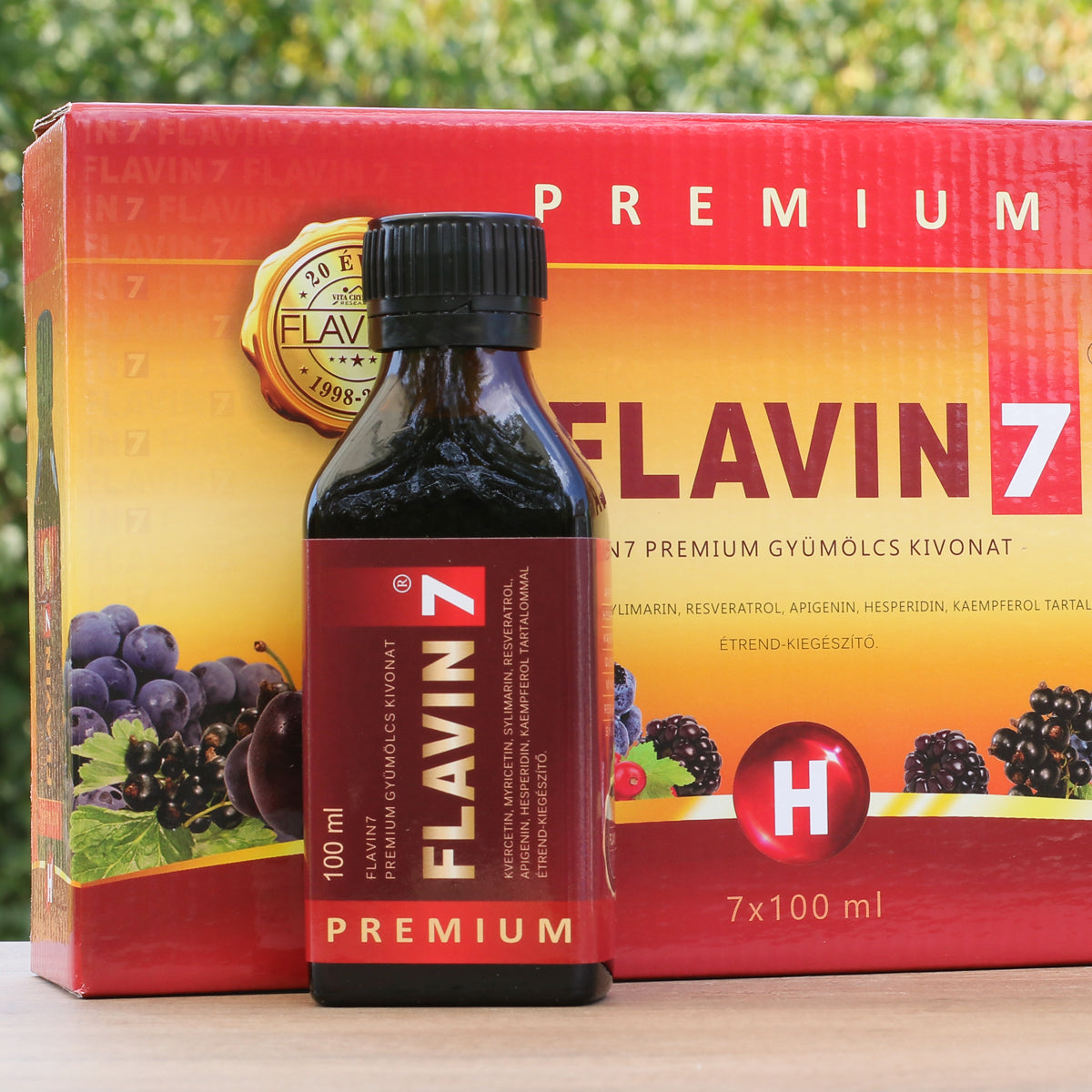 Flavin7 Complexo premium de bioflavonoides • 7 x 100 ml