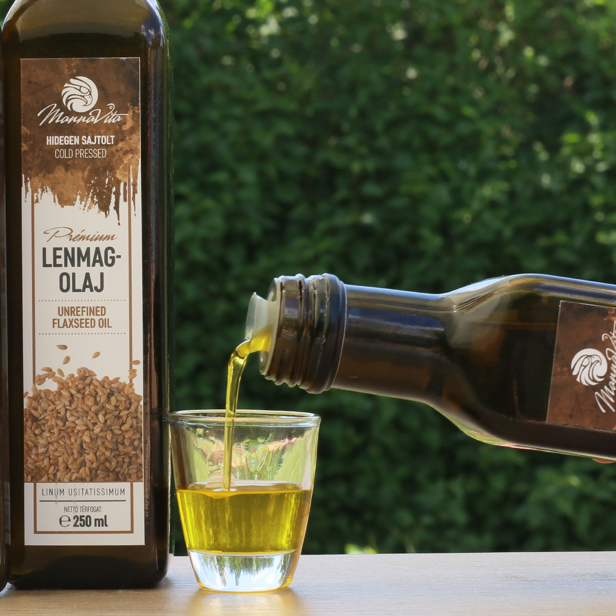 Mannavita Óleo de linhaça húngaro prensado a frio • 250 ml