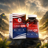 GINK-Q10 • Complexo de Coenzima Q10 + Ginkgo Biloba • 60 cápsulas