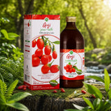 Mannavita • Sumo de Bagas de Goji, 100% puro prensado • 500 ml