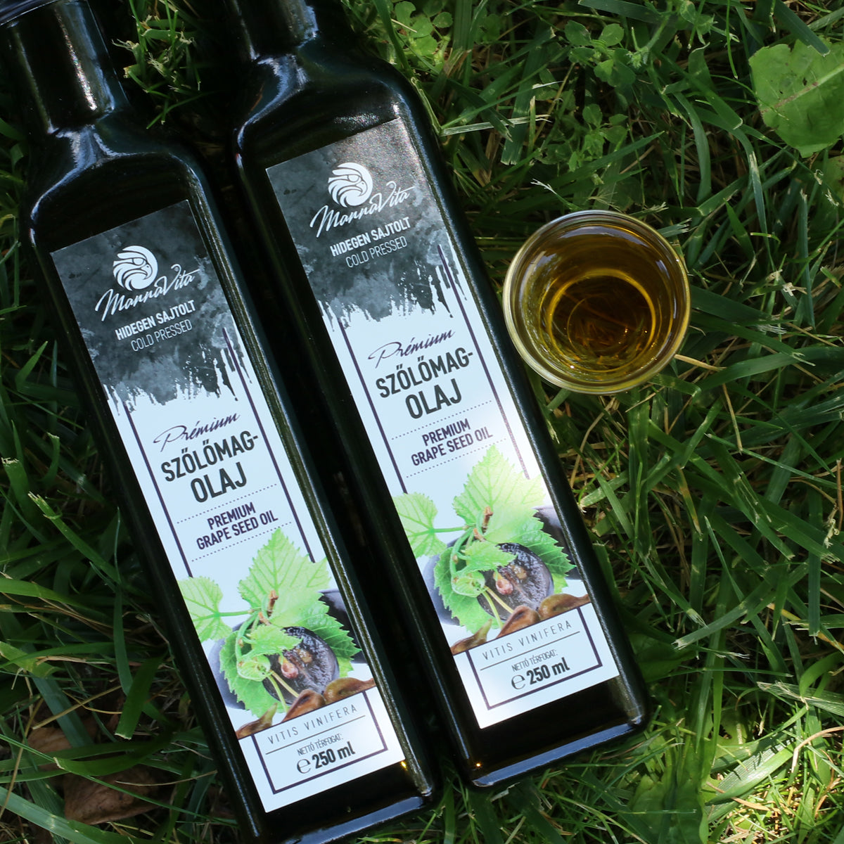 Mannavita Óleo de grainha de uva húngaro prensado a frio • 250 ml