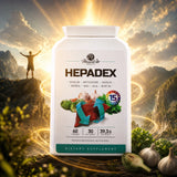 Complexo HEPADEX regenerador do fígado e promotor da saúde hepática • 60 cápsulas
