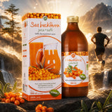 Mannavita • Sumo de Espinheiro-marítimo, 100% puro prensado • 500 ml