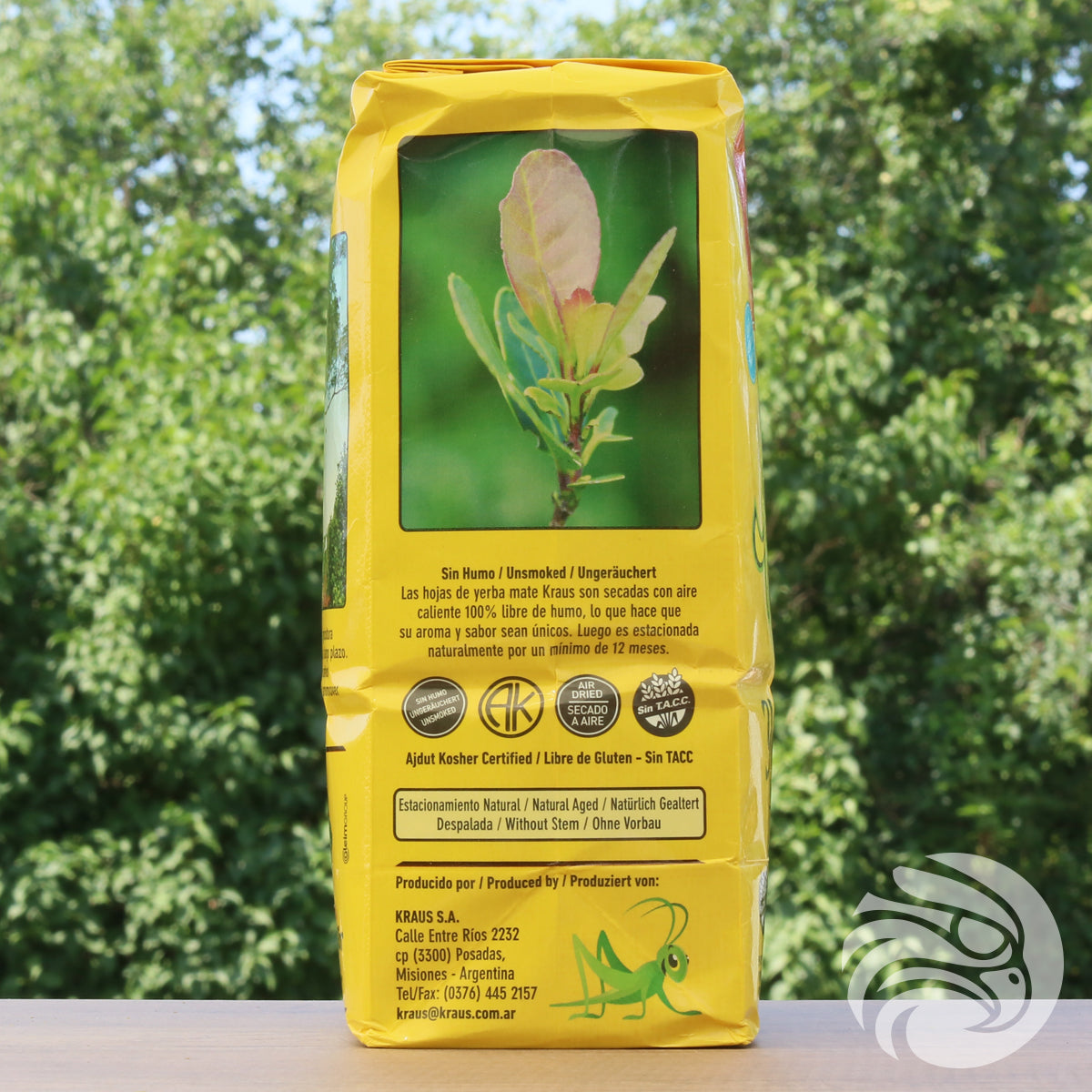 Kraus yerba mate • Gaúcho, sem paus - Sem talos • 500 g