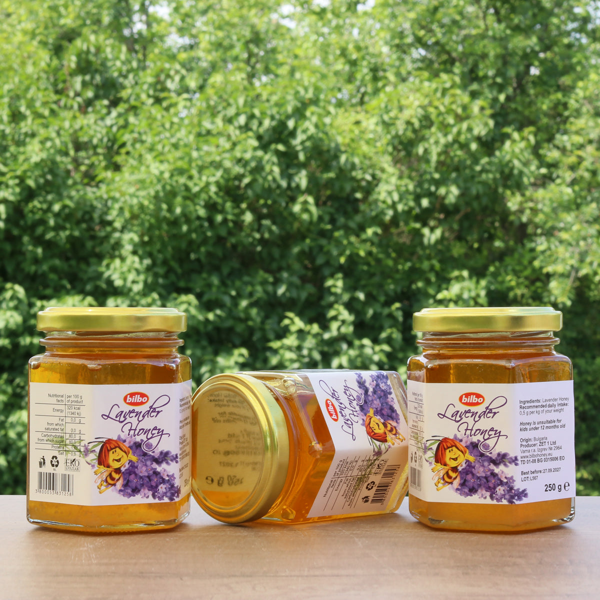 Mel de lavanda cru Bilbo • 250 g