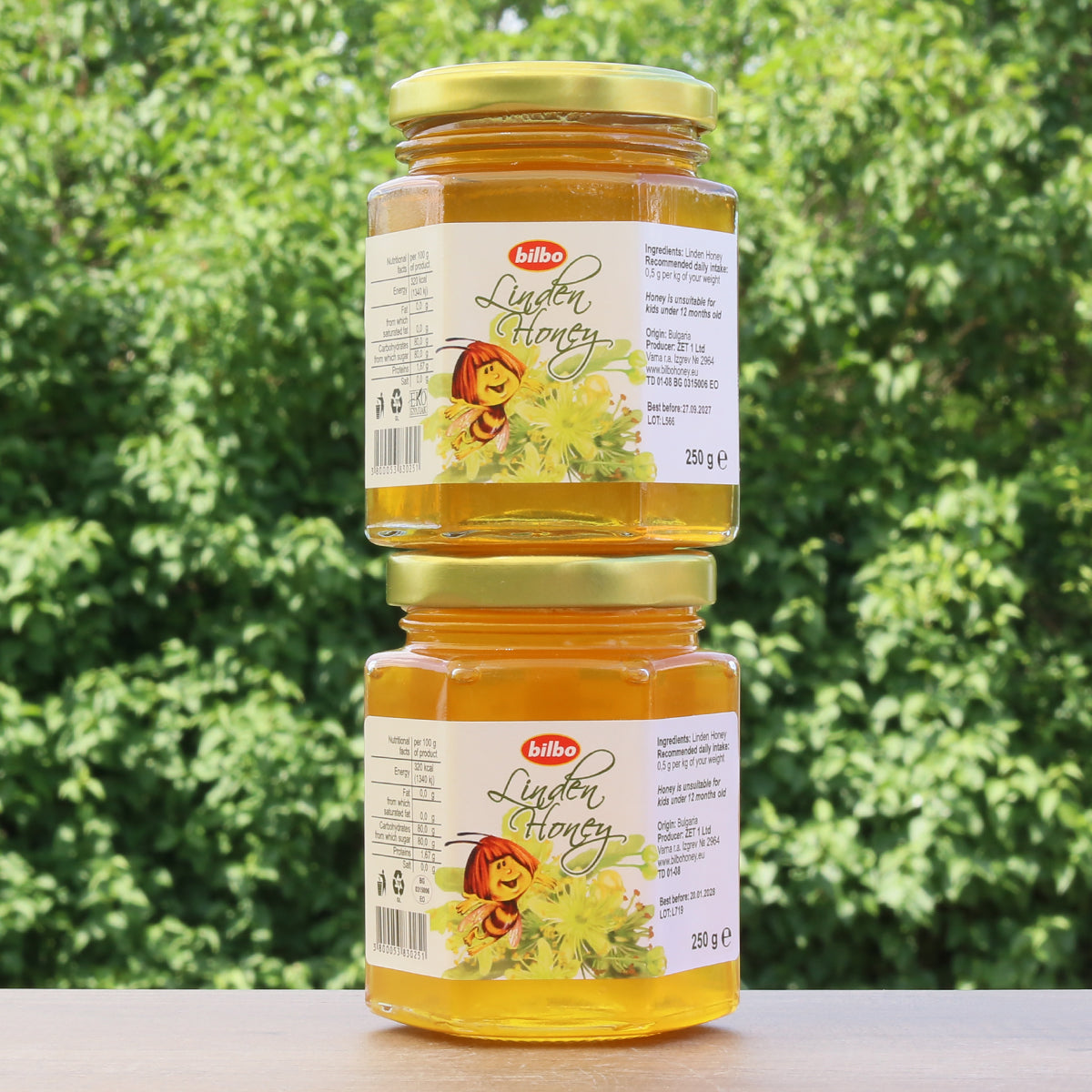 Mel de tília cru Bilbo • 250 g
