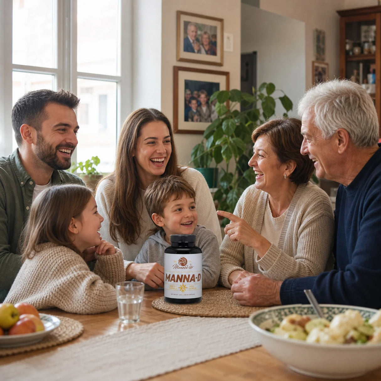 MANNA-D Vitamina D3 em azeite 4000 UI • 120 cápsulas