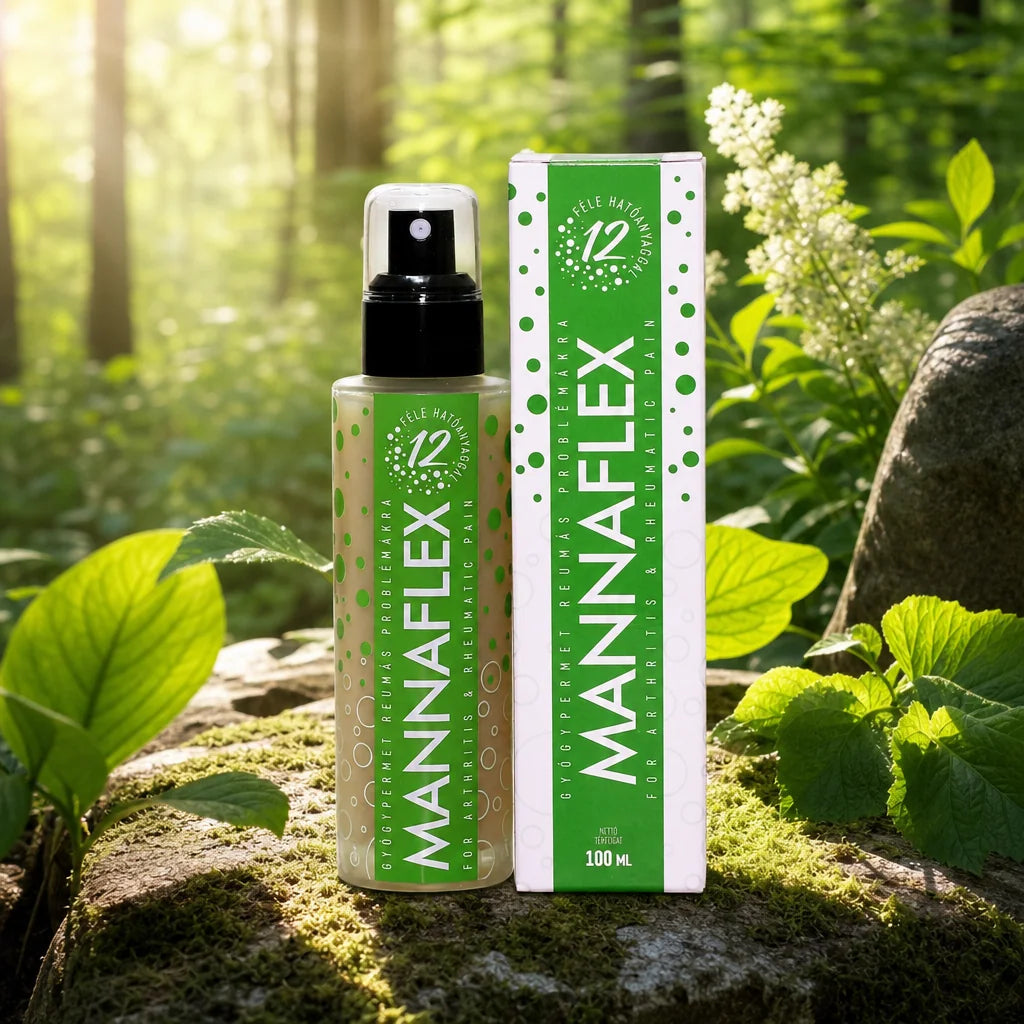 MANNAFLEX Spray de alívio da dor nas articulações e músculos • 100ml
