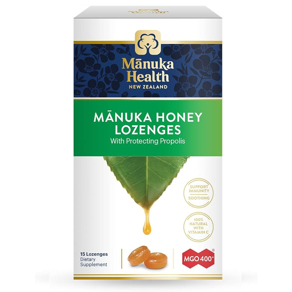 Pastilhas de mel de Manuka com própolis • 15 unid.
