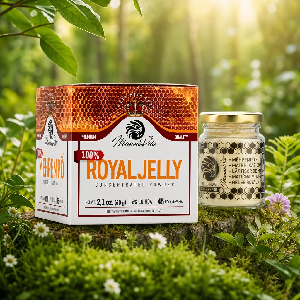 Geleia Real Concentrada em PÓ, com 6% de 10-HDA • 60g